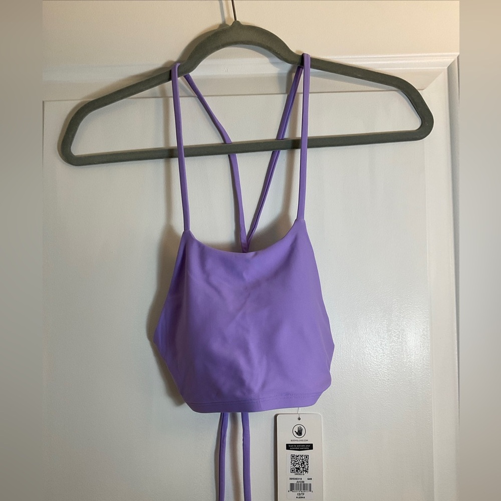 Body Glove Womens Bikini Top NWT Size Extra Small XS Alesha Akebi Lavender